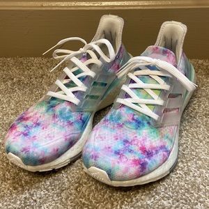 Adidas Tie Dye Ultraboost 21 Running Shoes (W 8.5 / M 7)